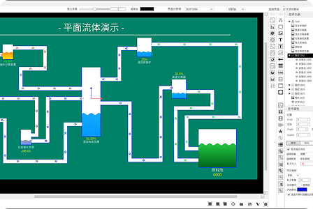动态流体路线仿真-IFEditor冰火编辑器功能